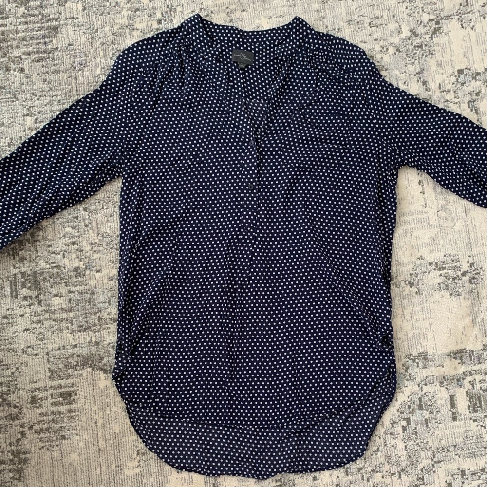 Market & Spruce Women’s Polkadot Dress Shirt